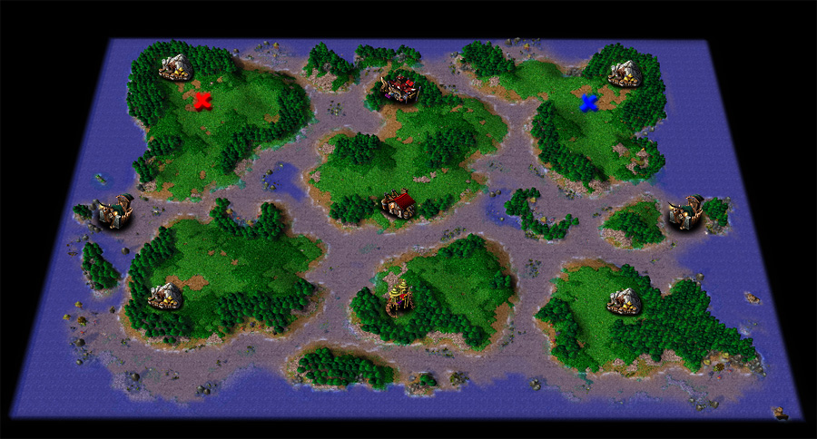 Echo Isles från Warcraft III